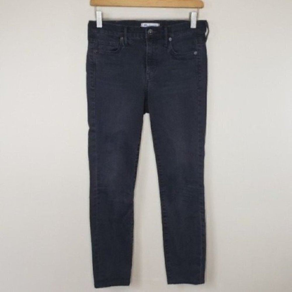 Madewell Factory Faded Black Skinny Jeans Size 26